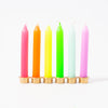 Dip Dye Konfetti Rainbow Candles | © Conscious Craft